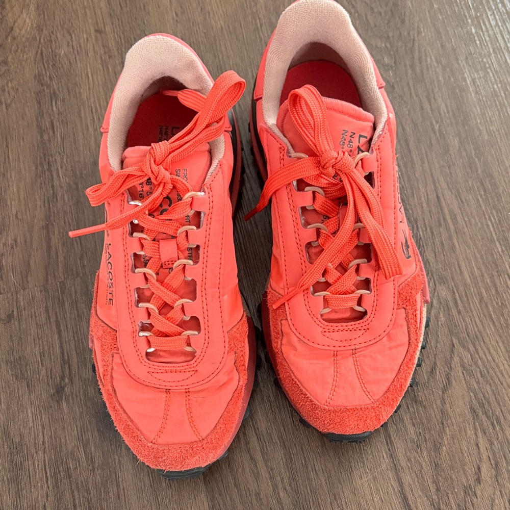 Lacoste Vibrant Coral Sneakers View 2